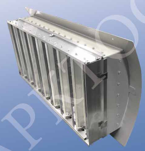 Вентиляционная решетка КДР 400x125