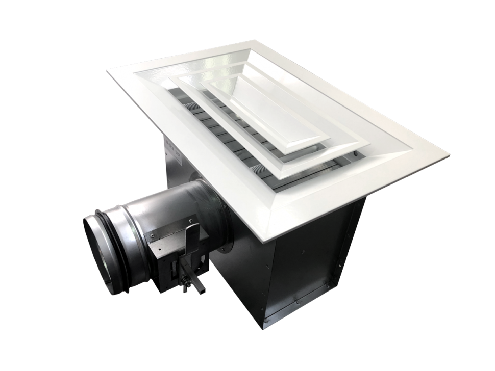 Потолочная решетка 4АПН-C с КСРМ 300х300