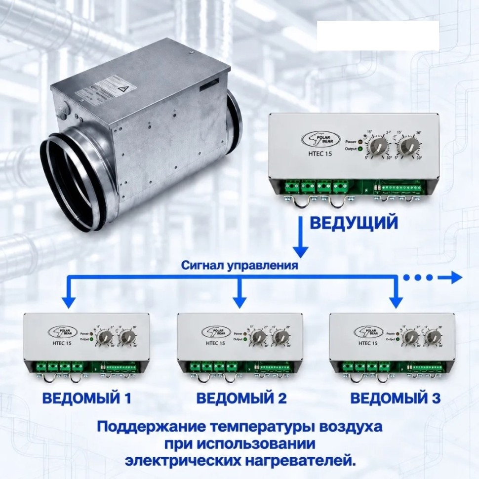 Симисторный регулятор температуры Polar Bear HTEC 15 (аналог ТТС25)