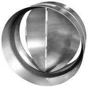 RSK, обратный клапан для круглых воздуховодов